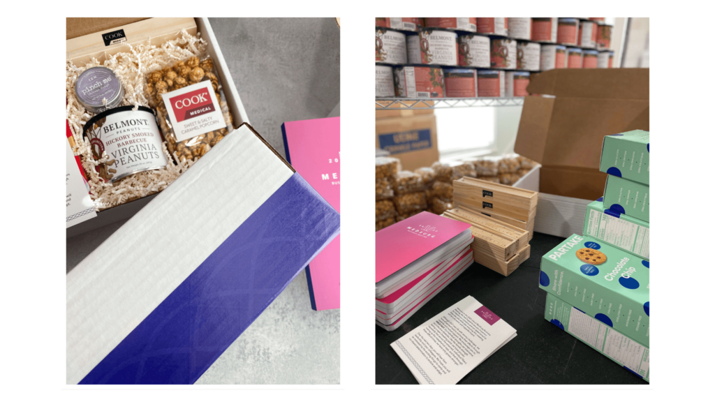 Gift Boxes for Virtual Meetings with Box+Wood Gift Company